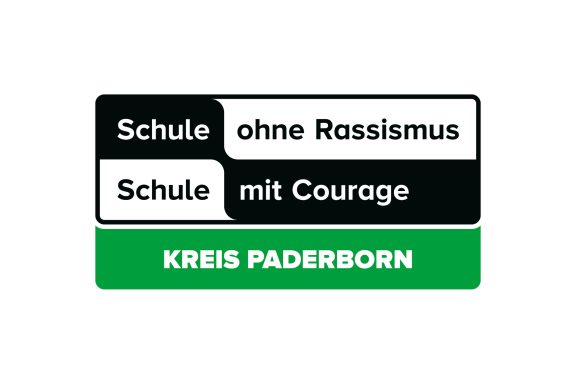 Logo von "Schule ohne Rassismus – Schule mit Courage", Kreis Paderborn.